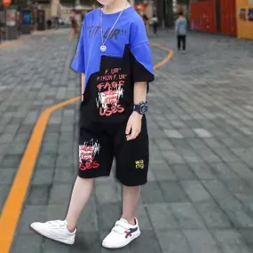 2 Pcs Boys Pants Suit  282615 -  (5-6Y)