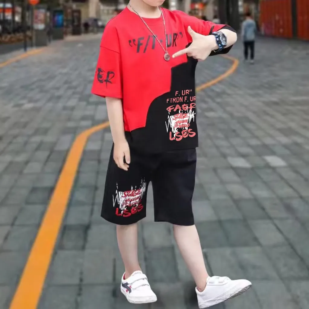 2 Pcs Boys Pants Suit  282615 -  (5-6Y)