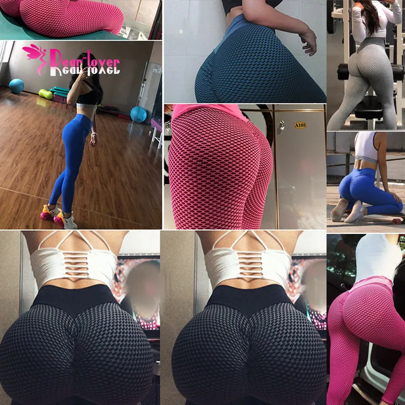 2023 Custom Logo Compression Bluk Black Fitness Gym Scrunch Butt Lifting High Waist Workout Yoga Tights Leggings For Women
