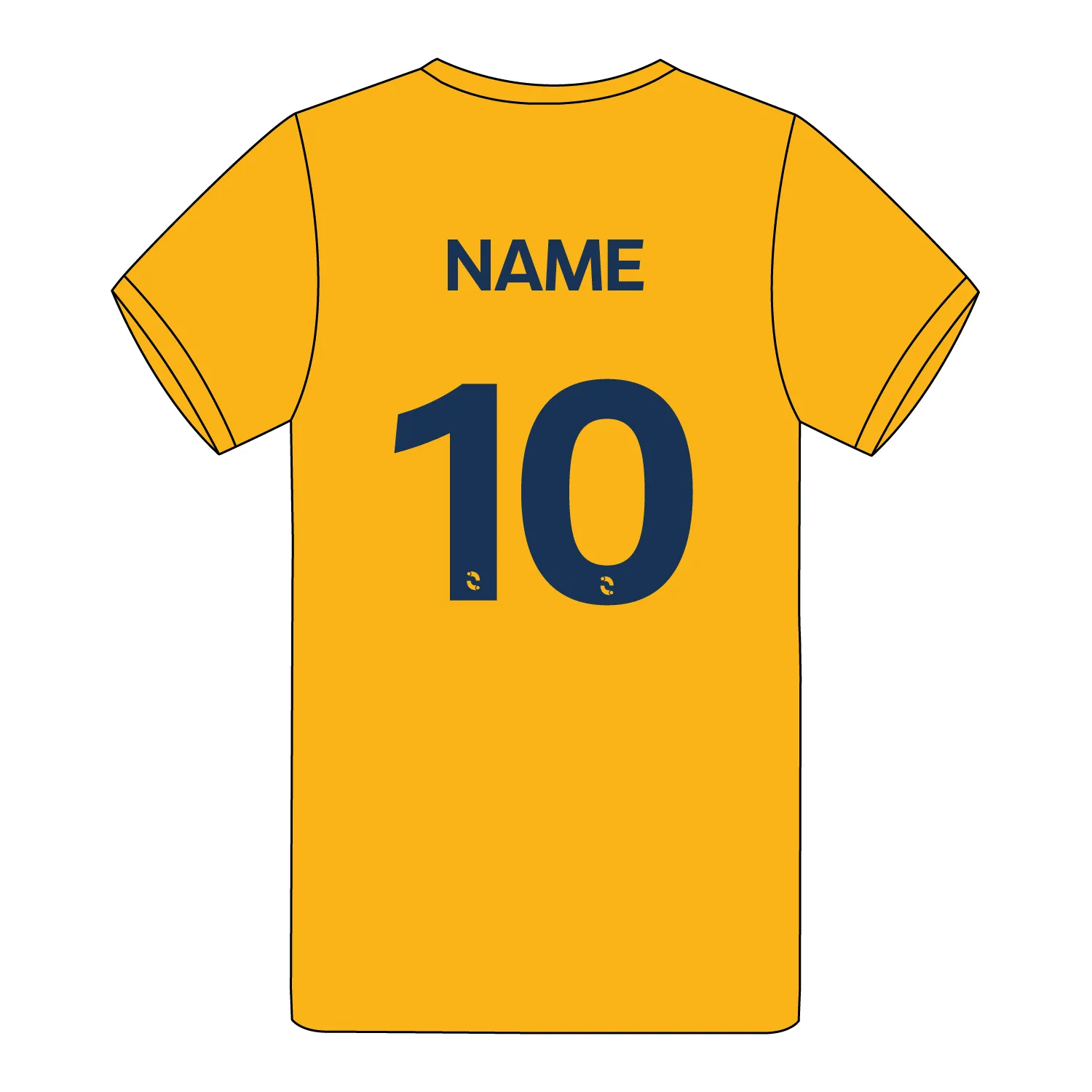 ACS Egham Kid's Tech T-Shirt - Gold