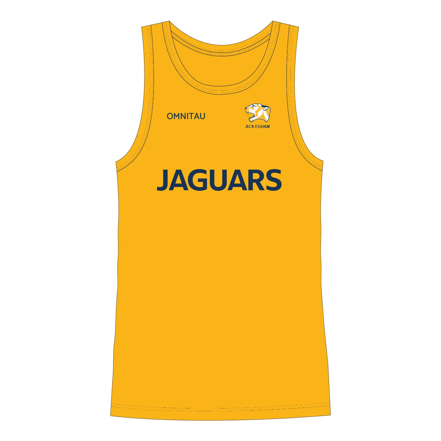 ACS Egham Men's Athletics Vest - Gold