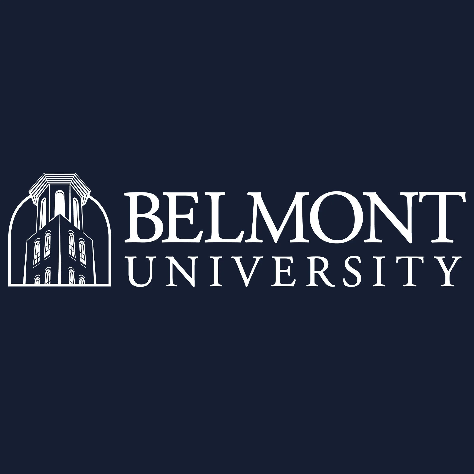 Belmont University Bruins Institutional Logo Cotton Hoodie - Navy
