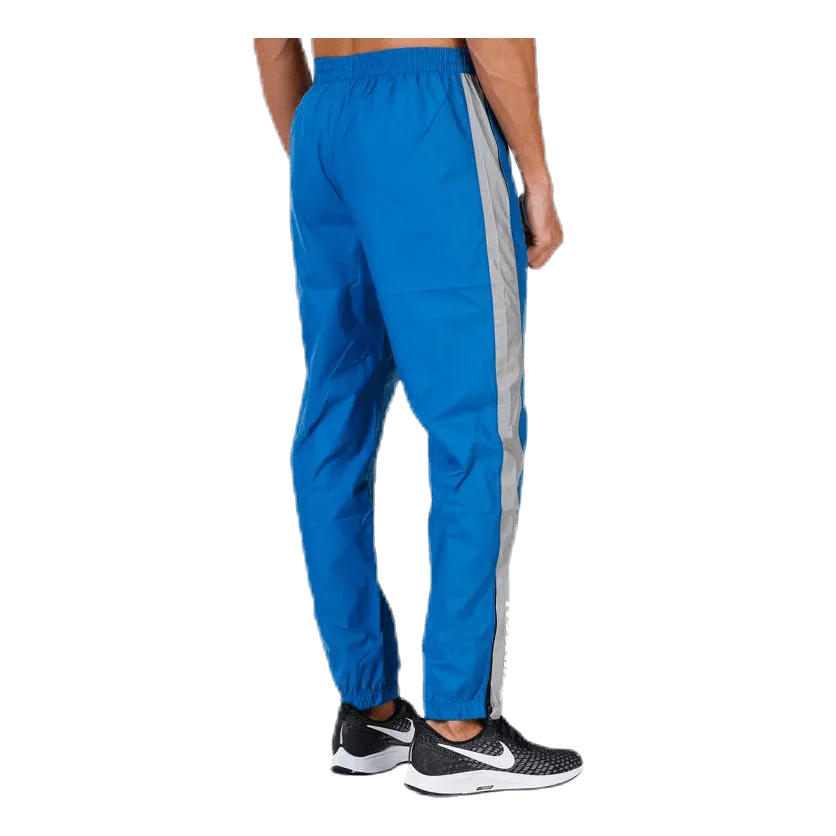Black Track Pants Blue