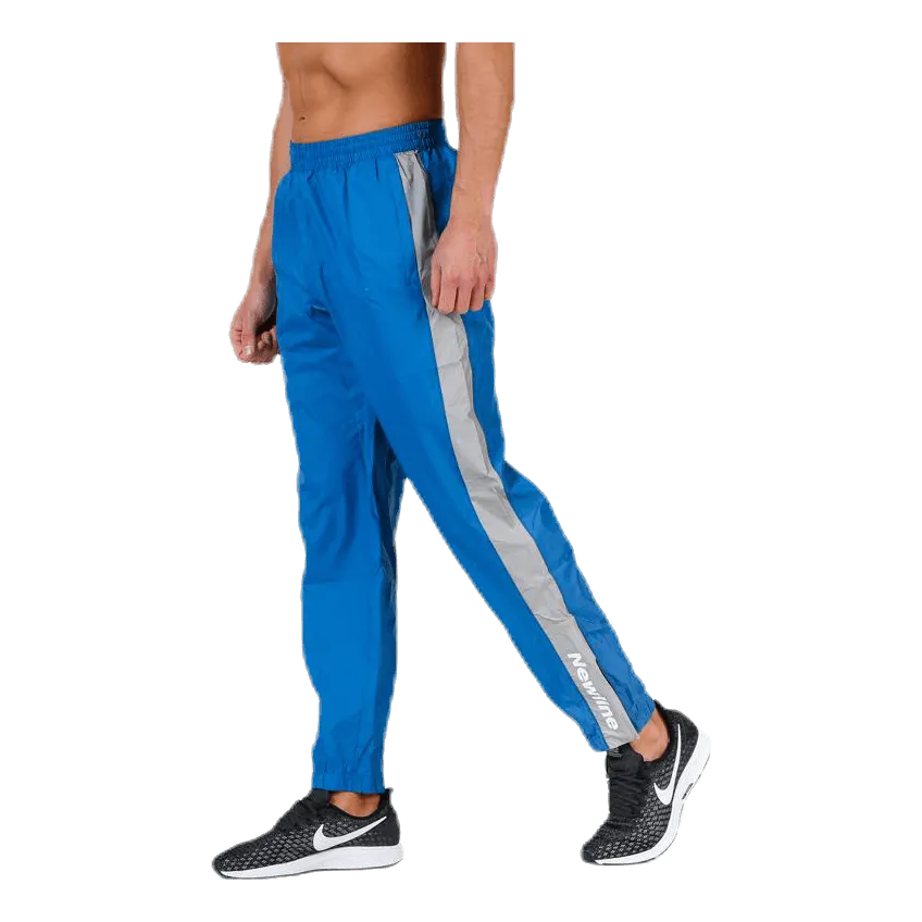 Black Track Pants Blue
