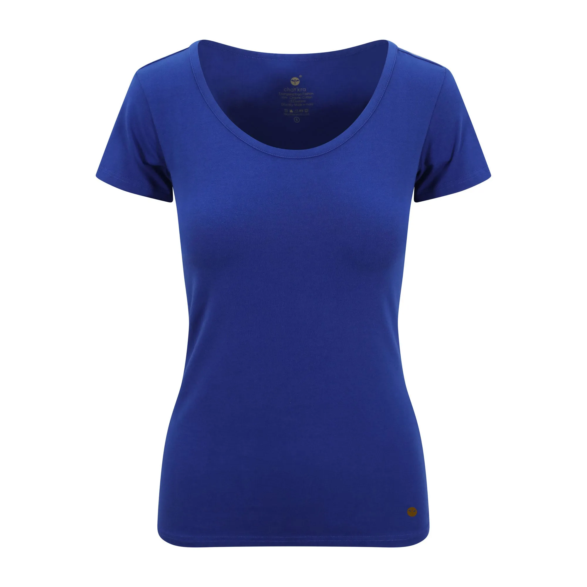 Blue Cotton Comfort Tee