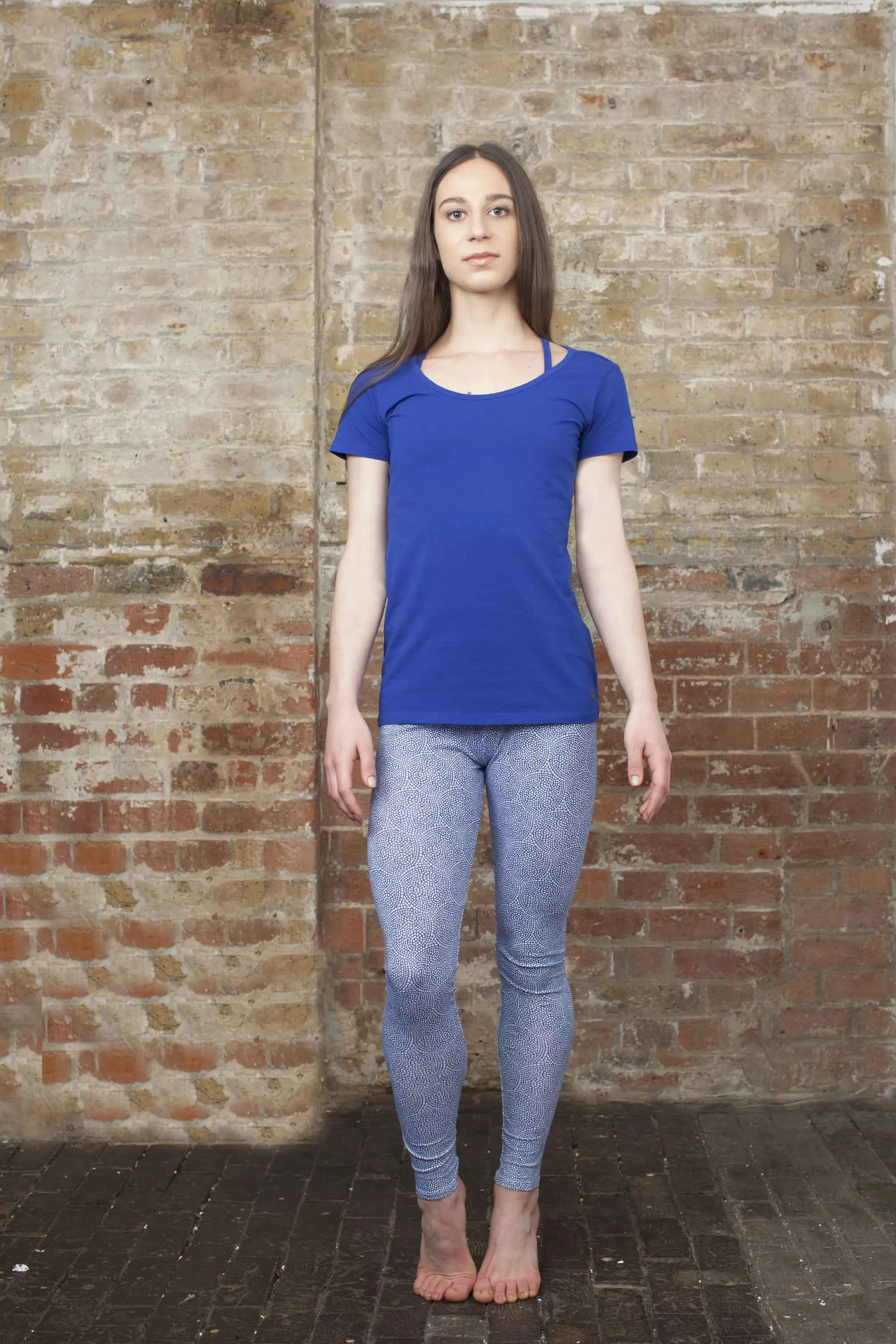 Blue Cotton Comfort Tee