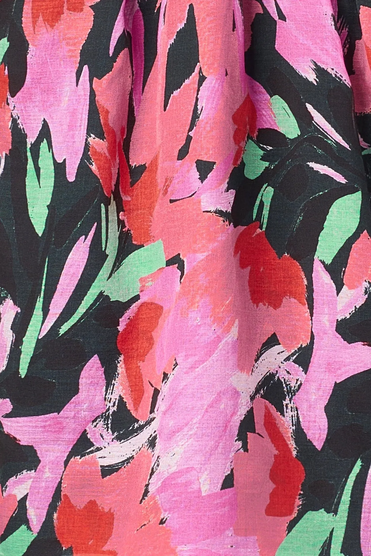 CASSANDRA Ruffle Yoke Top Floral
