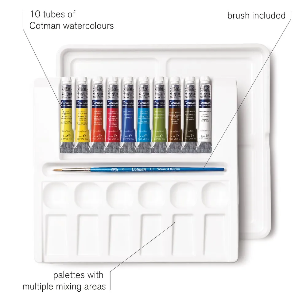 Cotman Watercolours Palette Set