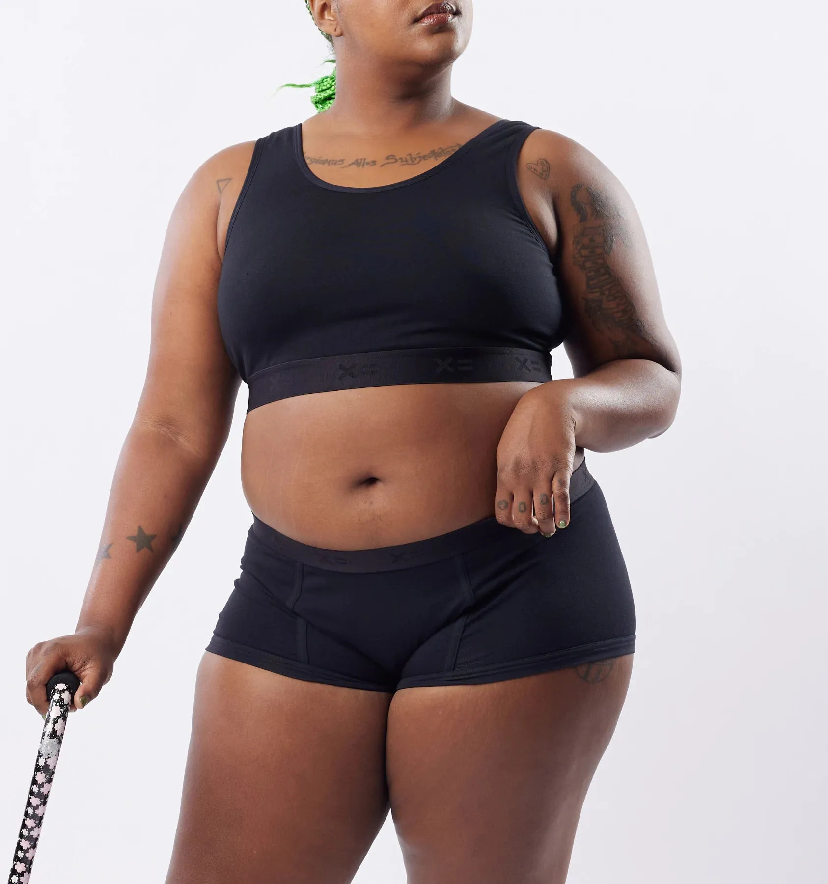 Essentials Soft Bra - Black Rainbow