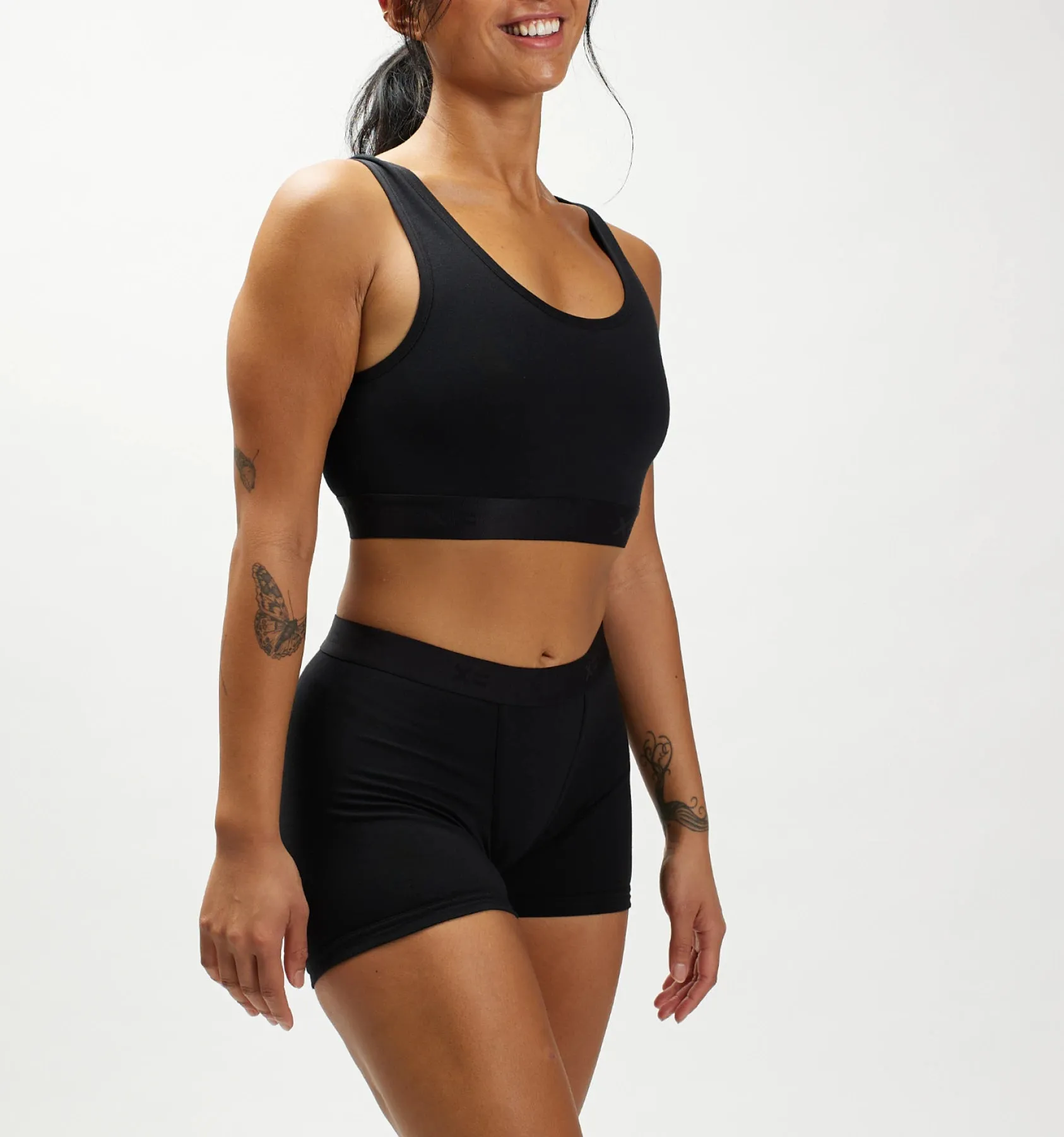 Essentials Soft Bra - Black Rainbow