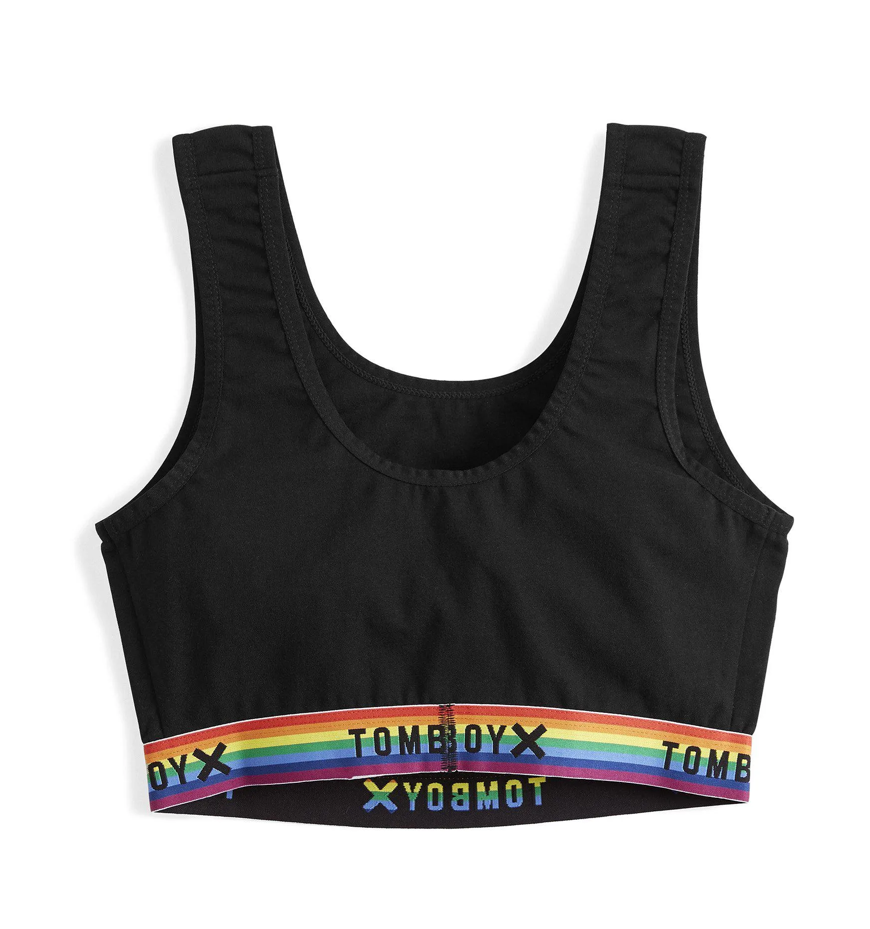 Essentials Soft Bra - Black Rainbow