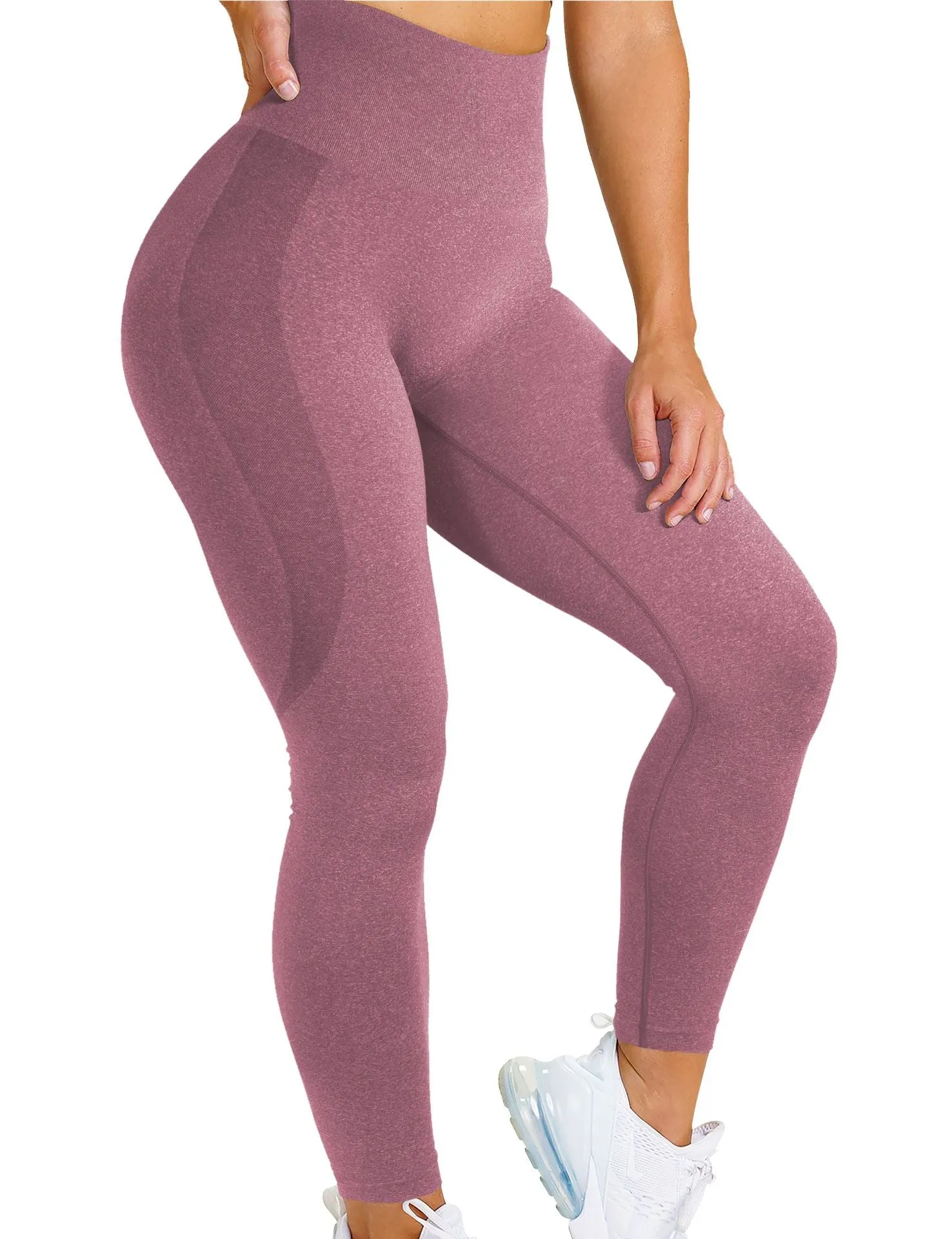 Gym sports wear high quality women seamless workout pants contour scrunch butt yoga leggings