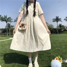 Harajuku Rufflles Short Sleeved Dress
