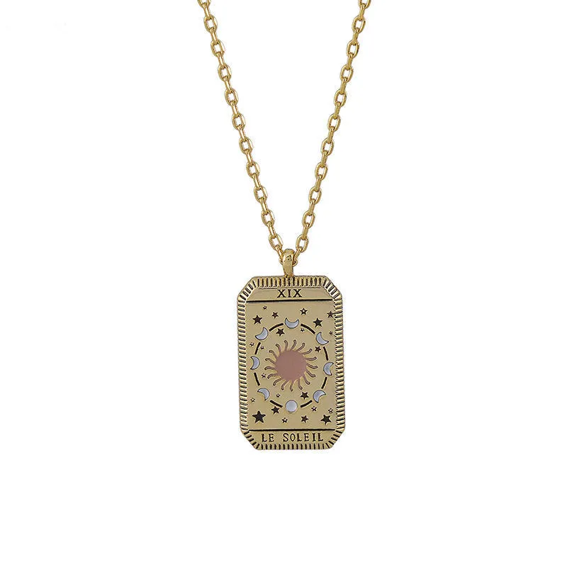 Just Lil Things Artificial Gold Necklace jltn0626