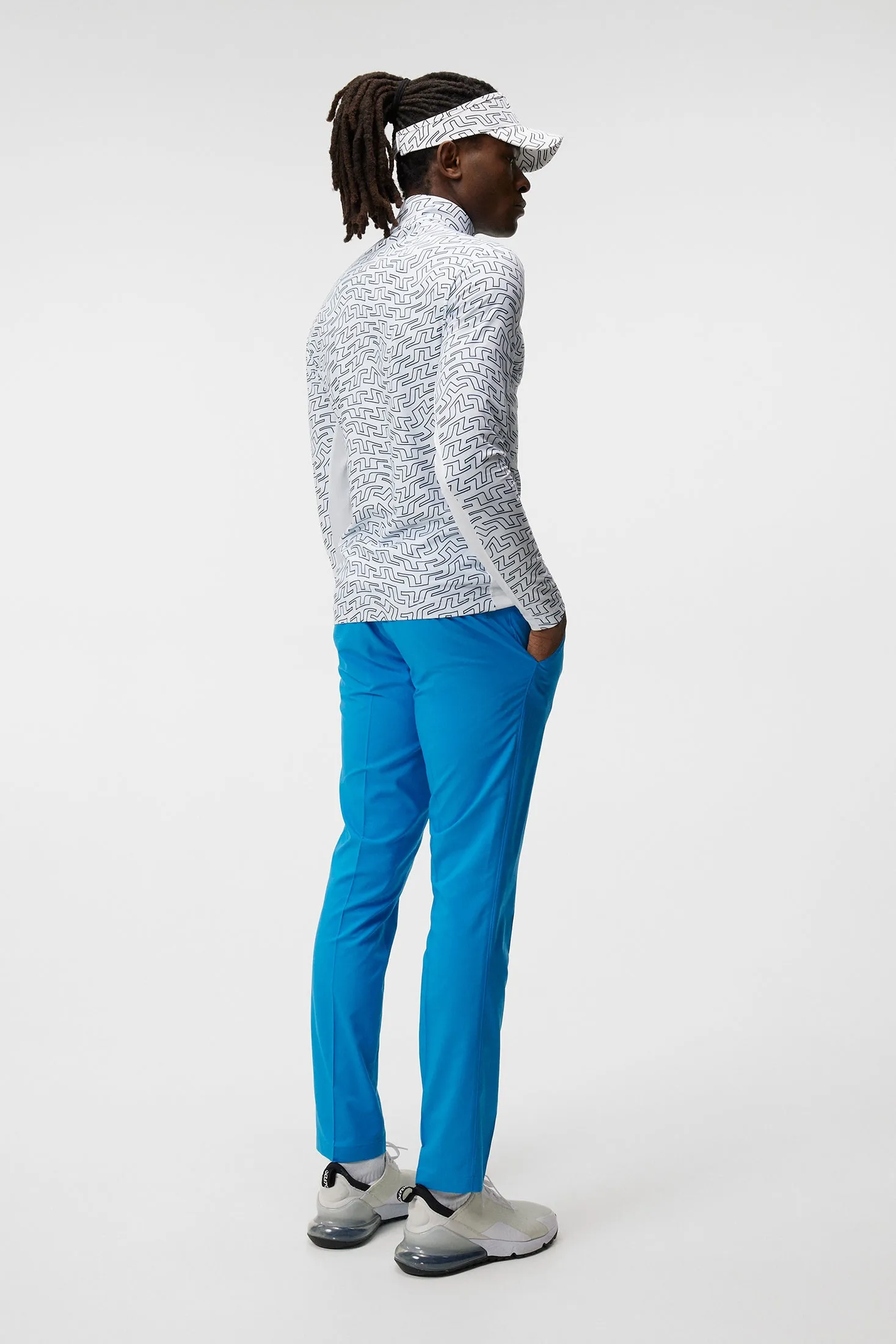 Luke Print Half Zip Mid Layer