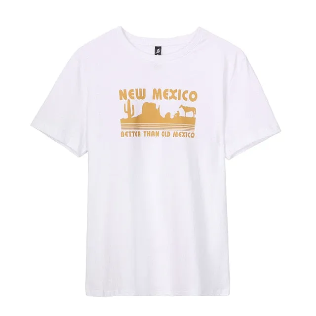 Pioneer Camp Cotton Men T-shirts Classical 2019 Short Sleeve Solid Printed “New Mexico” Tshirt Casual Fitness Men ADT902129