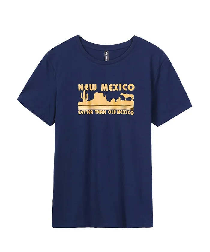 Pioneer Camp Cotton Men T-shirts Classical 2019 Short Sleeve Solid Printed “New Mexico” Tshirt Casual Fitness Men ADT902129