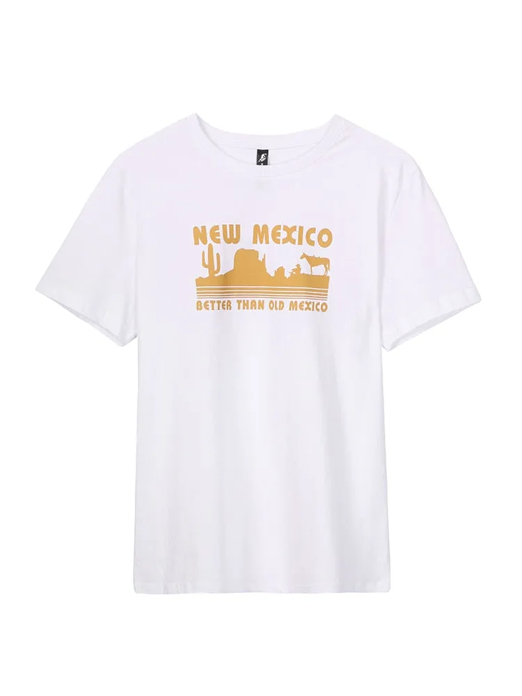 Pioneer Camp Cotton Men T-shirts Classical 2019 Short Sleeve Solid Printed “New Mexico” Tshirt Casual Fitness Men ADT902129