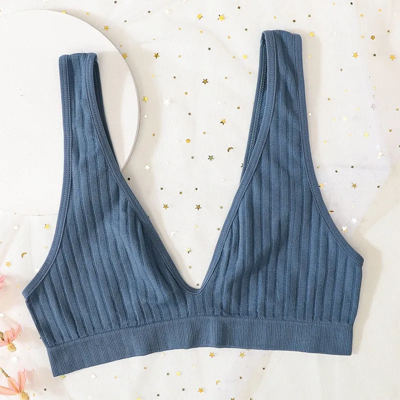 Plunge Neck Comfshape Bralette