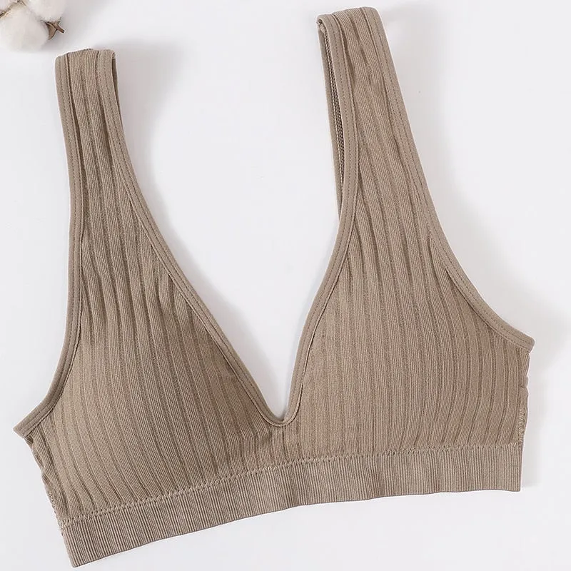Plunge Neck Comfshape Bralette