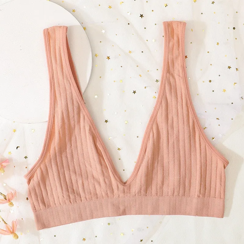 Plunge Neck Comfshape Bralette