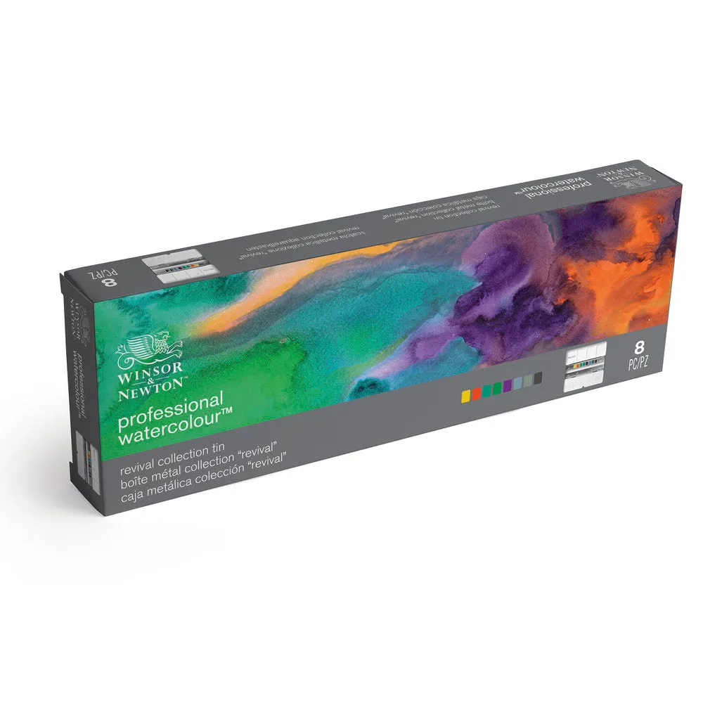 Professional Watercolour Revival Collection 8 Half Pan