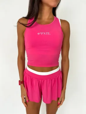 Race Day Tank- Power Puff Pink