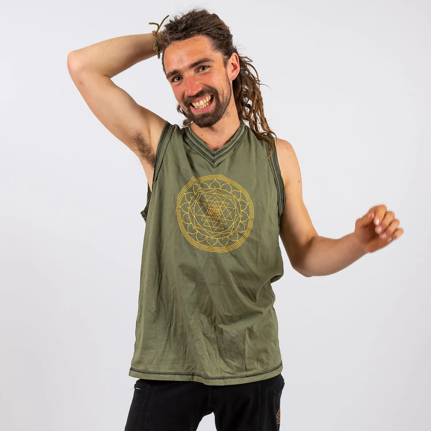 Rama Tank - Sri Yantra Print