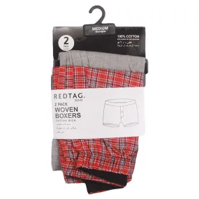 REDTAG Assorted Boxer Shorts for Men