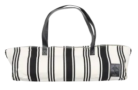 St Tropez Yoga Mat Tote - Black Stripe