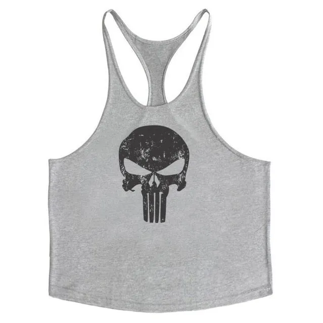 Summer Brand gyms stringer tank top men musculation vest bodybuilding clothing fitness men undershirt workout tank shirt
