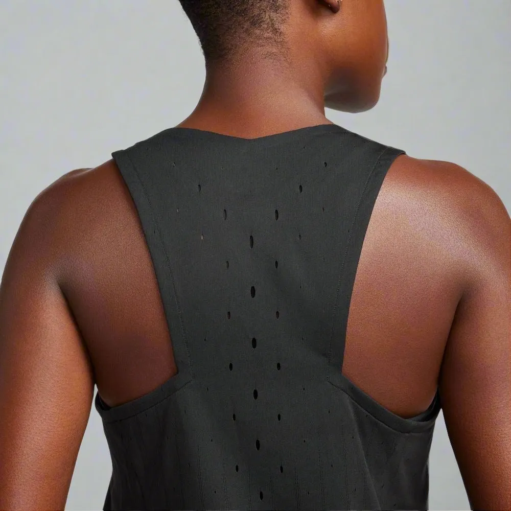 Womens Dri-FIT ADV AeroSwift Running Singlet - Black