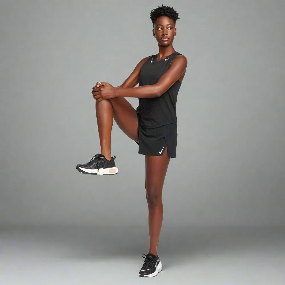 Womens Dri-FIT ADV AeroSwift Running Singlet - Black