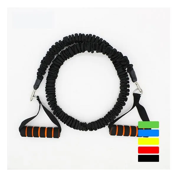 YOUGLE Pilates Latex Tubing Expanders Exercise Tubes Strength Resistance Band Sets Fitness Equipment Pull belt Rope
