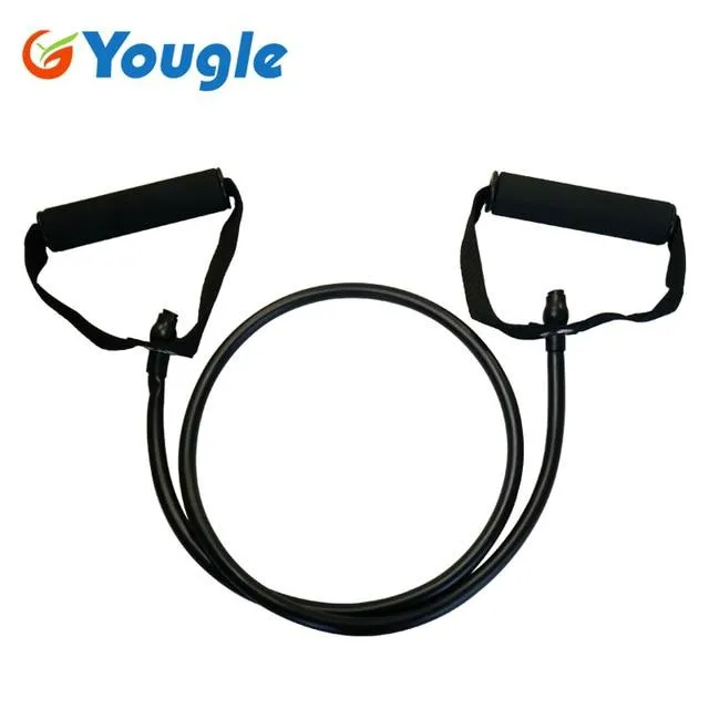 YOUGLE Pilates Latex Tubing Expanders Exercise Tubes Strength Resistance Band Sets Fitness Equipment Pull belt Rope