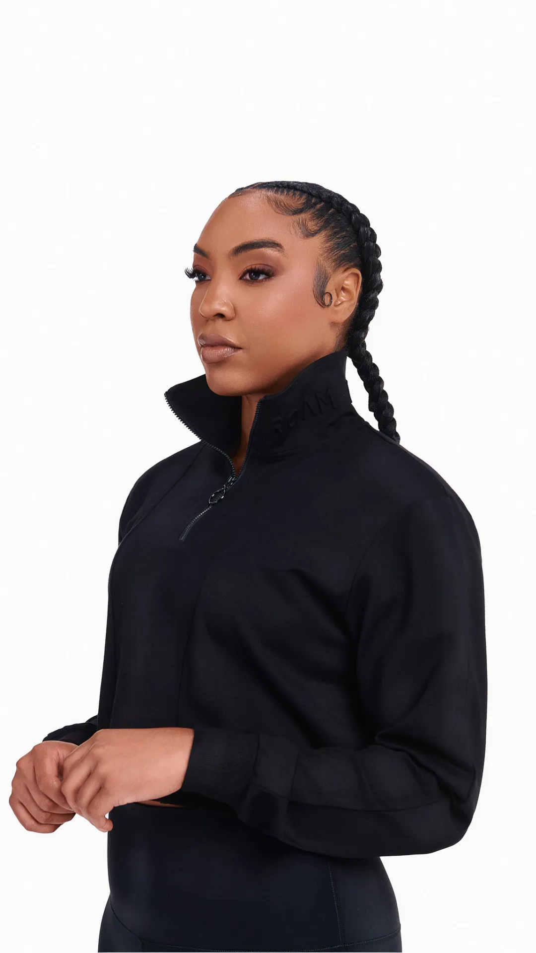Ziama Cropped Jacket - Black